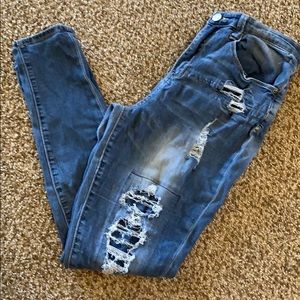 3 For $30!! MUDD High-Rose Destructed Jeggings